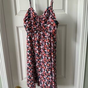 Floral Spaghetti Strap Dress